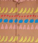 Рубашка из хлопка с принтом Jellymallow, бежевый - фото 3