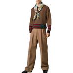 Свитер мужской Gucci Interlocking G-logo, коричневый - фото 2