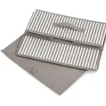 Zeller Present Ящик для хранения «Stripes», флис, бежевый - фото 2