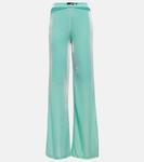 Широкие брюки из металлизированного джерси Rotate, Bermuda - фото