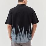 CAT Унисекс поло черное - фото 6