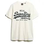 Футболка Superdry Classic Vl Graphic, бежевый - фото