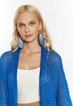 Вязаный кардиган IZIA, синий - фото 3