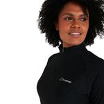 Спортивный топ Berghaus 24/7 Tech Long Sleeve Zip, черный - фото 4