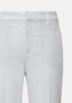 Расклешенные плиссированные брюки COMMA, белый - фото 2