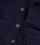 Твидовый пиджак Il Gufo, синий - фото 2