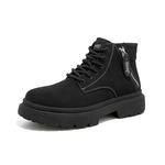 Мужские ботинки Martin Boots Black Jeep черные [на флисовой подкладке] - фото 2