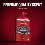 Гель для душа и шампунь для мужчин Night Panther 1000 мл 3-в-1 для мытья волос, лица и тела Стойкий свежий парфюмированный качественный аромат Old Spice - фото 3