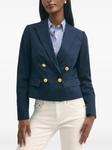 Brooks Brothers двубортный пиджак, синий - фото 2