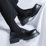 Лоферы мужские черный Weishibangwei - фото 4