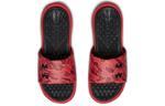 Шлепанцы Playmaker унисекс красные/черные Under Armour - фото 4