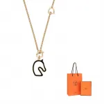 HERMES Колье для женщин Black/Gold - фото 6