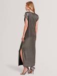 Jazzie платье-футляр миди metallic Ted Baker, Bronze - фото 3