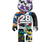 Bape 28th Anniversary Camo #1 BE@RBRICK - фото 2
