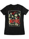 Футболка Highway To Hell Girly Tee AC/DC, черный - фото