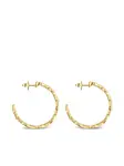 Серьги-кольца из цепочек TOUS, золотой - фото