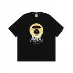 Футболка с принтом логотипа A Bathing APE Aape, черный - фото