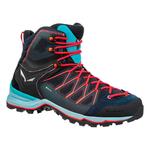 Походные ботинки Salewa MTN Trainer Lite Mid Goretex, синий - фото
