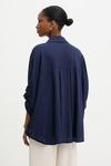 Рубашка с льном Answear.Lab, темно-синий - фото 3