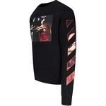 Толстовка Off-White с принтом, черный - фото 3