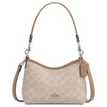 COACH Сумка через плечо малая женская бежевая - фото