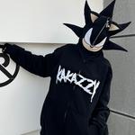 Толстовка унисекс черная Kakazzy, черный - фото 13