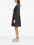 Платье мини с вышитым логотипом Fred Perry, серый - фото 2