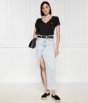 Футболка с дырками Slim fit Calvin Klein Jeans, черный - фото 2