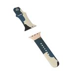 IBOANN Часы Strap Apple Compatibility Silicone Material, Morandi contrast strap - cloud ink blue [same protective case] - фото 10