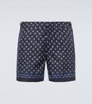 Плавки с принтом бульдога Orlebar Brown, Night Iris - фото