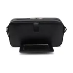 Кожаная сумка-мессенджер Patrizia Pepe, черный - фото 3