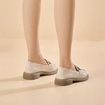 Лоферы женские Gemeiq, бежевый - фото 12