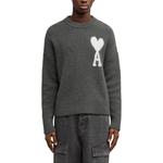 Свитер Ami Adc AMIPARIS, серый - фото 5