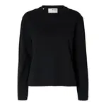 Футболка Selected Essential Boxy, черный - фото