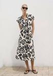 Платье Mango FLORAL PRINT STYLE , Off-White - фото 4