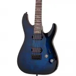 Электрогитара Schecter Guitar Research Omen Elite-6, прозрачный синий градиент - фото 5