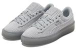 Кроссовки basket platform strap 'grey' Puma, серый - фото 3