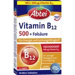 Витамин B12 500 + фолиевая кислота мини-таблетки Abtei, 10,3 g - фото