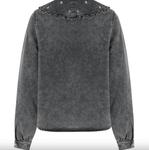 Рубашка Zelda в черном дениме Cras - фото 2