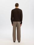 Свитер SELECTED SLHTOM, темно-коричневый - фото 3