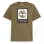 Футболка с коротким рукавом Timberland Stack Logo Colored, зеленый - фото 3