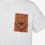 Футболка с логотипом MCM, белая - фото 4