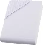 Простыня на резинке из плотного джерси 160x200, белая Carpe Sonno - фото 2