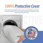 Continental Bedding Подушка Continental Bedding Affinity с наполнителем из искусственного пуха White - фото 3