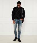 Свитер Relaxed fit Versace Jeans Couture, черный - фото 2