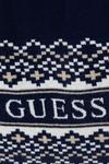 Шапка и шарф с шерстью Guess, темно-синий - фото 4