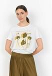 Футболка Soyaconcept Print T-shirt, Offwhite/Off-White - фото