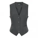 Жилет Pieces Bossy, серый - фото