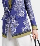 Пиджак с принтом Etro, синий - фото 5