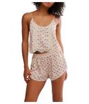 Пижама Free People Midnight Muse Printed Set, цвет Sand Combo - фото